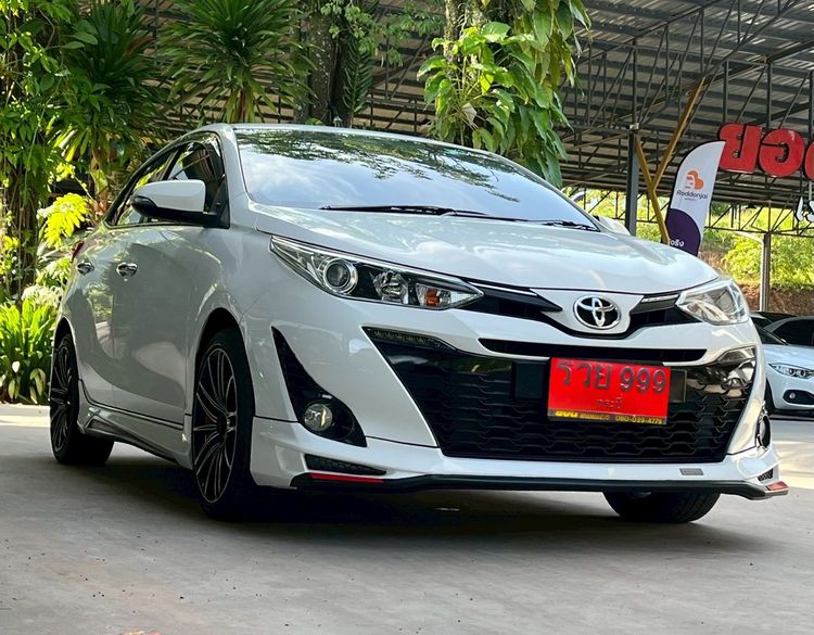 Toyota Yaris 2019 1.2 G Sedan เบนซิน ไม่ติดแก๊ส เกียร์อัตโนมัติ ขาว รูปที่ 3
