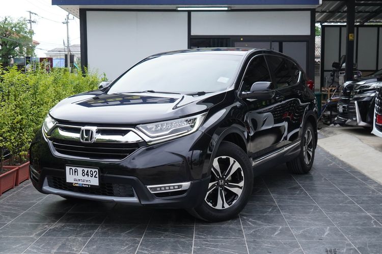 Honda CR-V 2019 1.6 DT E Utility-car ดีเซล ไม่ติดแก๊ส เกียร์ธรรมดา ดำ
