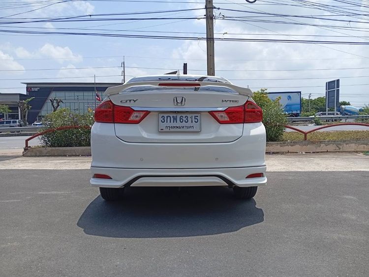 Honda City 2014 1.5 Sv i-VTEC Sedan เบนซิน เกียร์อัตโนมัติ ขาว รูปที่ 4