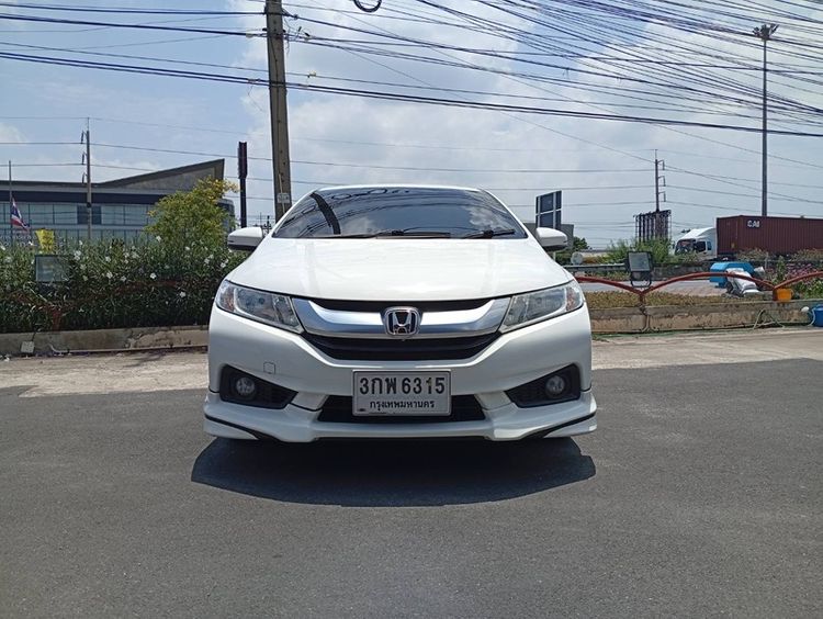 Honda City 2014 1.5 Sv i-VTEC Sedan เบนซิน เกียร์อัตโนมัติ ขาว รูปที่ 2