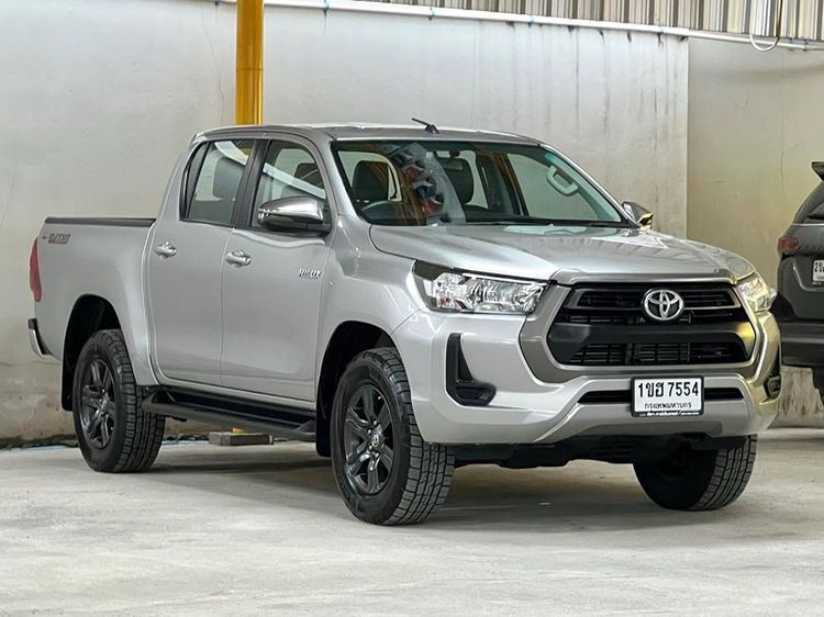 Toyota Hilux Revo 2021 Double Cab 2.4 Entry Prerunner Pickup ดีเซล ไม่ติดแก๊ส เกียร์อัตโนมัติ เทา
