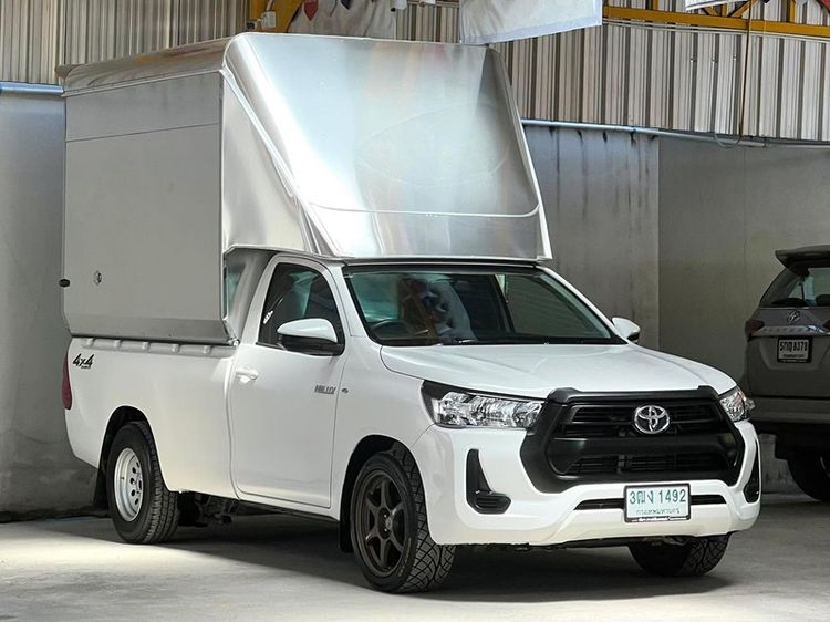 Toyota Hilux Revo 2020 2.4 Entry Pickup ดีเซล ไม่ติดแก๊ส เกียร์ธรรมดา ขาว รูปที่ 2