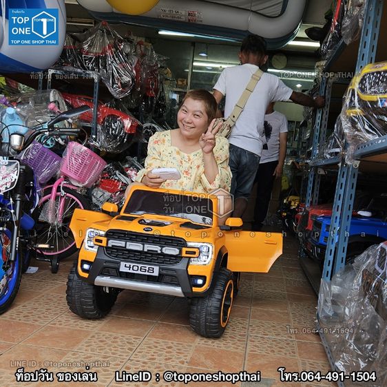 FORD RANGER RAPTOR รถฟอร์ดเรนเจอร์แรพเตอร์ รถไฟฟ้าเด็กเล่น ส่งฟรีทั่วไทย มีหน้าร้านรังสิต โทร064-491-1504 รูปที่ 7