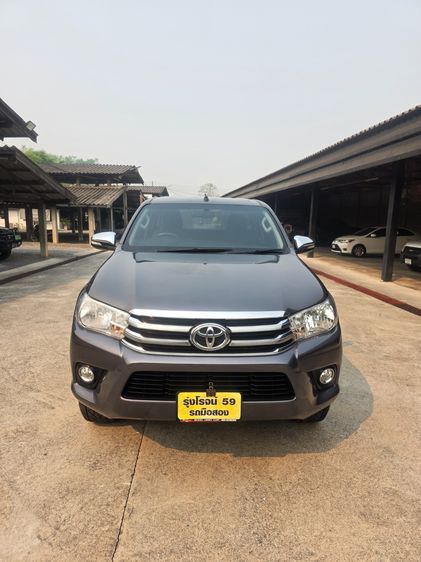 Toyota Hilux Revo 2017 2.4 E Prerunner Pickup ดีเซล ไม่ติดแก๊ส เกียร์ธรรมดา เทา รูปที่ 3