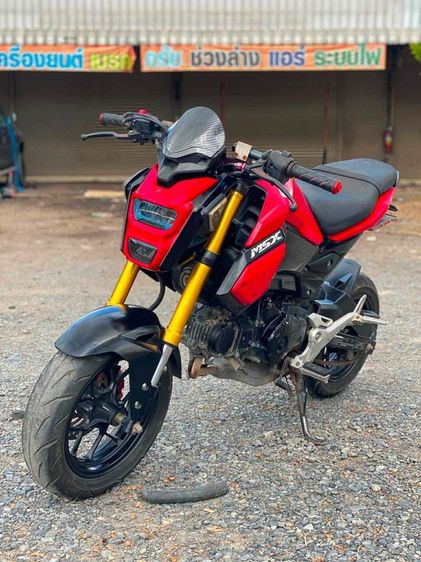 HONDA MSX SF 125 สีดำแดง ปี61 ภาษี 65 เครื่องดี รูปที่ 3