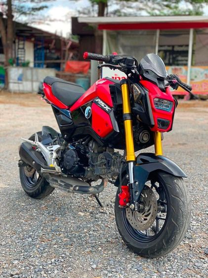 HONDA MSX SF 125 สีดำแดง ปี61 ภาษี 65 เครื่องดี รูปที่ 2
