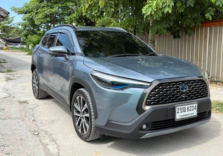 รถ Toyota Corolla Cross 1.8 Hybrid Premium Safety สี เทา