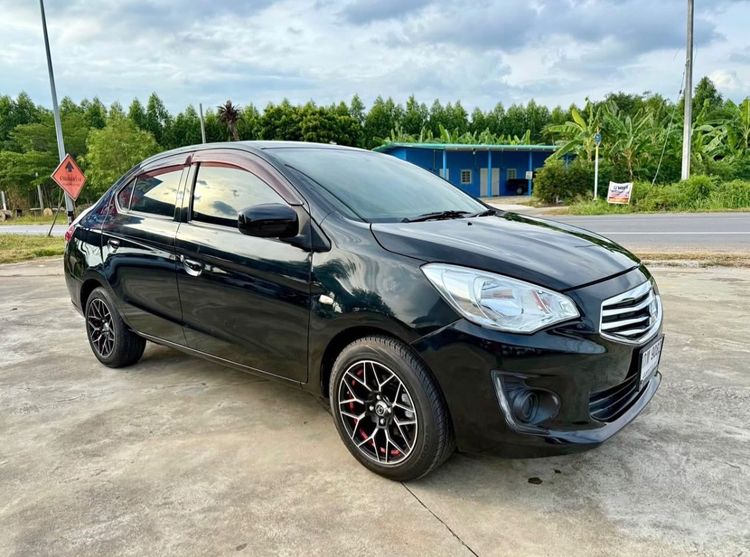 รถ Mitsubishi Attrage 1.2 GLS สี ดำ