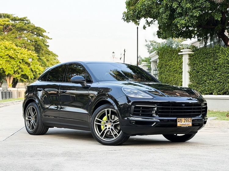 Porsche Cayenne 2022 3.0 E-Hybrid Coupé 4WD Utility-car ปลั๊กอินไฮบริด (PHEV) ไม่ติดแก๊ส เกียร์อัตโนมัติ ดำ รูปที่ 3