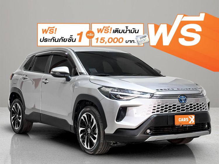 Toyota Corolla Cross 2024 1.8 HEV Premium Sedan Hybrid (Diesel) ไม่ติดแก๊ส เกียร์อัตโนมัติ บรอนซ์เงิน