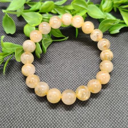 th16กำไลหินไหมทองแท้10มิลเกรดพรีเมียม สร้อยข้อมือหินนำโชค Golden Rutilated Quartz หินมงคลเรียกทรัพย์ เสริมโชคลาภ การเงิน ค้าขาย รูปที่ 4