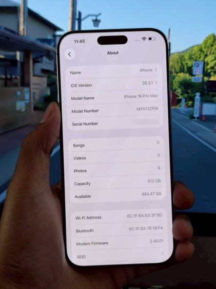 iPhone 16 Pro Max 512 GB White Titanium • PE159 รูปที่ 6