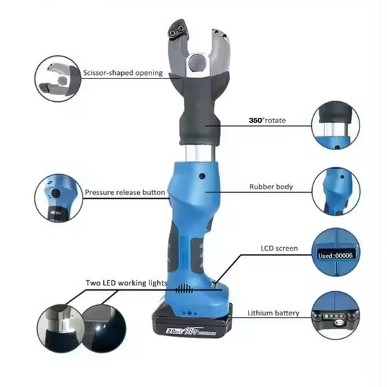 คีมตัดสายไฟไร้สาย Battery Powered Mini Cutter (30MC) รูปที่ 3
