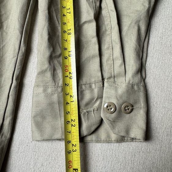เสื้อเชิ้ต​ 80s Dickies D Stock made in USA​ Size 16 รูปที่ 12