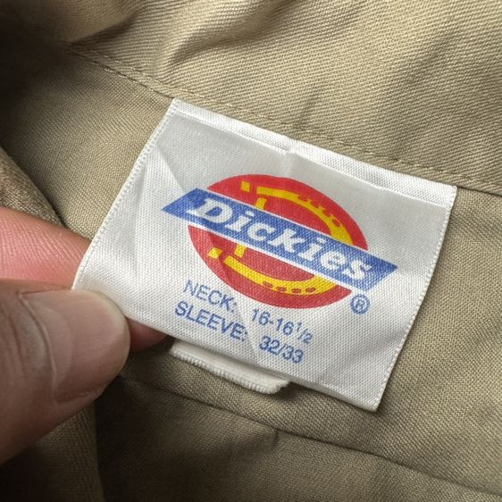 เสื้อเชิ้ต​ 80s Dickies D Stock made in USA​ Size 16 รูปที่ 5
