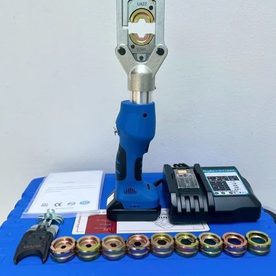 คีมย้ำสายไฟและตัดสายไฟไร้สาย Battery Powered Mini Crimping Tool 2 in 1 (BCT-240) รูปที่ 8