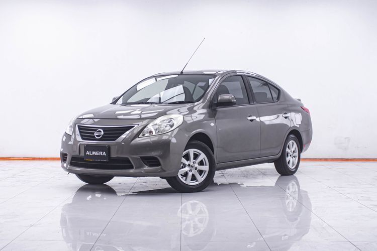 Nissan Almera 2012 1.2 VL Sedan เบนซิน ไม่ติดแก๊ส เกียร์อัตโนมัติ น้ำตาล