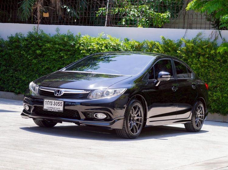 Honda Civic 2012 1.8 E i-VTEC Sedan เบนซิน ไม่ติดแก๊ส เกียร์อัตโนมัติ ดำ รูปที่ 3