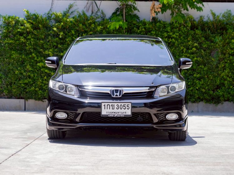 Honda Civic 2012 1.8 E i-VTEC Sedan เบนซิน ไม่ติดแก๊ส เกียร์อัตโนมัติ ดำ รูปที่ 2