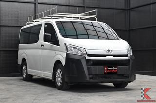 Toyota Hiace 2.8 Eco Van ตู้เตี้ยเจาะกระจก+เบาะแถว 2 แร็คหลังคา ไมล์ 5 หมื่นโล ปี 2022 รหัสสินค้า DHAB