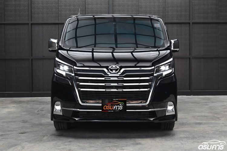 Toyota Majesty 2020 2.8 Premium Van ดีเซล ไม่ติดแก๊ส เกียร์อัตโนมัติ ดำ รูปที่ 2