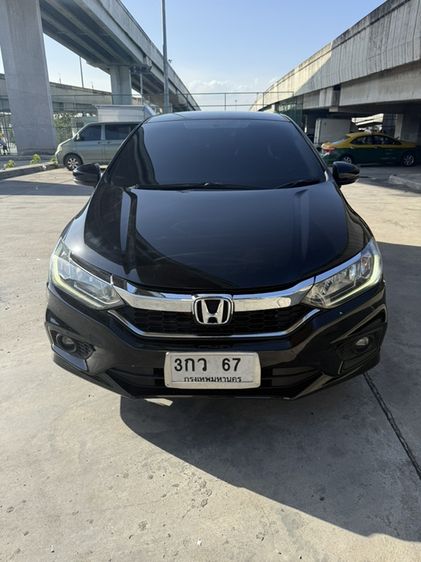 Honda City 2018 1.5 S i-VTEC Sedan เบนซิน LPG เกียร์อัตโนมัติ ดำ