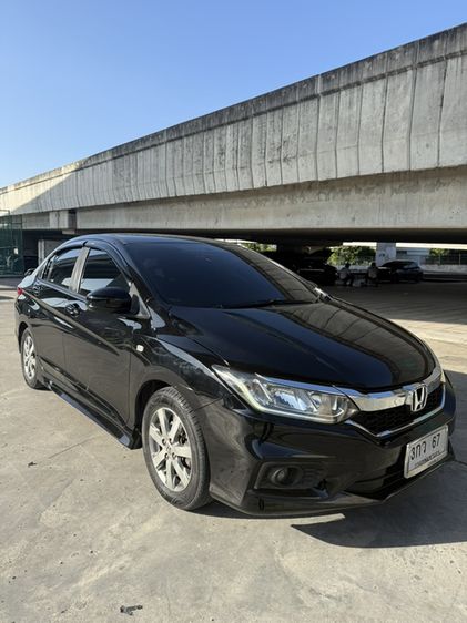 Honda City 2018 1.5 S i-VTEC Sedan เบนซิน LPG เกียร์อัตโนมัติ ดำ รูปที่ 2