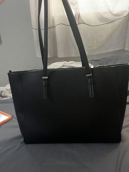 ดำ ￼David Jones Paris Sophie กระเป๋า tote หนัง PU นุ่ม สำหรับผู้หญิง