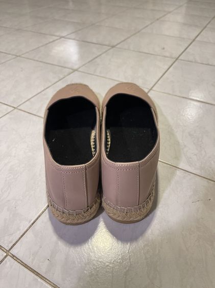 Saint Laurent (YSL) Monogram Leather Espadrilles (หนังวัวแท้ปั๊มโลโก้ YSL ตัวนูน) รูปที่ 2