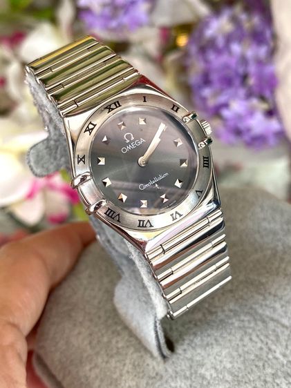 เทา นาฬิกา Omega Constellation ladysize