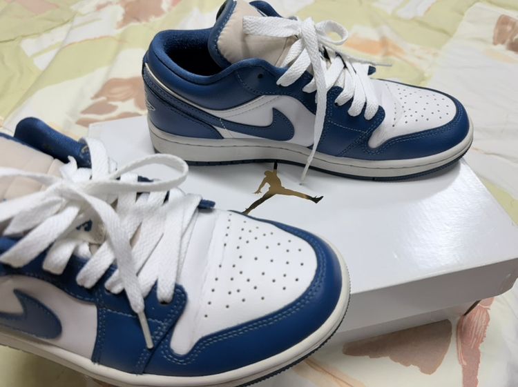 ส่งต่อ ส่งต่อ Jordan 1 Low Marina Blue , US 7 รูปที่ 4