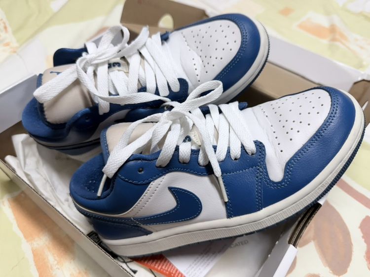 ส่งต่อ ส่งต่อ Jordan 1 Low Marina Blue , US 7 รูปที่ 5