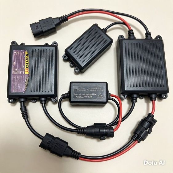 ชุดบัลลาสต์ HID ซีนอน (Xenon HID Ballast Kit) ยี่ห้อ Xeno ใช้สำหรับเปลี่ยนหลอดไฟหน้ารถยนต์จากแบบปกติ เป็นหลอดไฟซีนอน