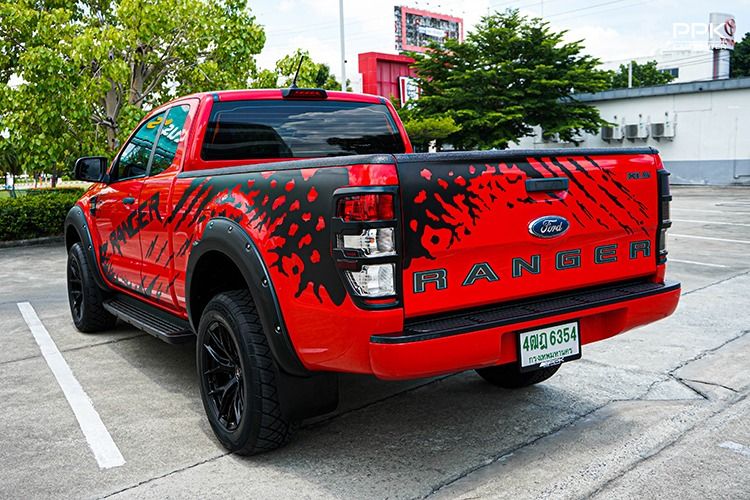 Ford Ranger 2019 2.2 Hi-Rider XLS Pickup ดีเซล ไม่ติดแก๊ส เกียร์ธรรมดา แดง รูปที่ 4