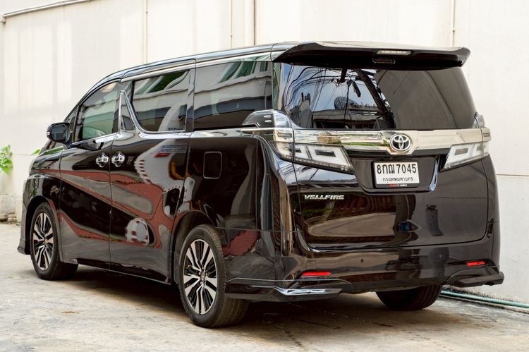 Toyota Vellfire 2018 2.5 Van เบนซิน ไม่ติดแก๊ส เกียร์อัตโนมัติ ดำ รูปที่ 3