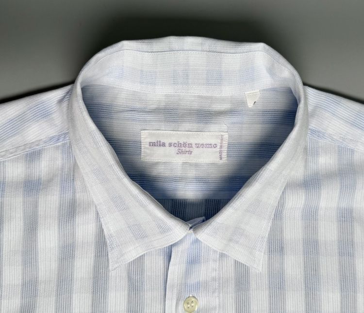 ⚠️MADE IN ITALY‼️เสื้อเชิ้ต mila schön ของแท้ แบรนด์เนมหรูราคาแพง ITALY รูปที่ 7