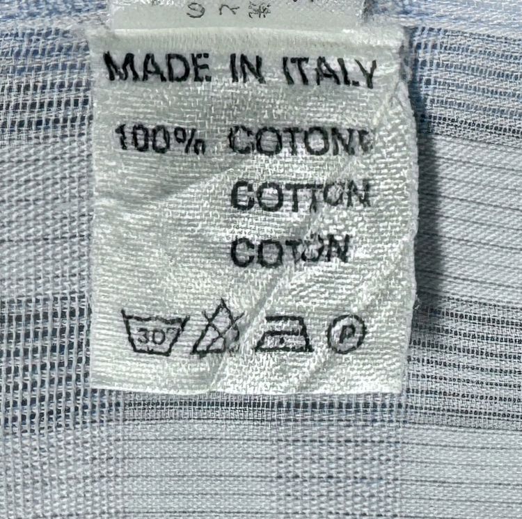 ⚠️MADE IN ITALY‼️เสื้อเชิ้ต mila schön ของแท้ แบรนด์เนมหรูราคาแพง ITALY รูปที่ 9