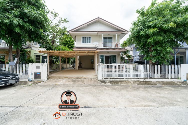 Land and Houses มีบางส่วน ให้เช่า บ้านเดี่ยว สีวลี สุวรรณภูมิ 50.60 ตร.ว. 3นอน 2น้ำ จอดรถได้ 2คัน