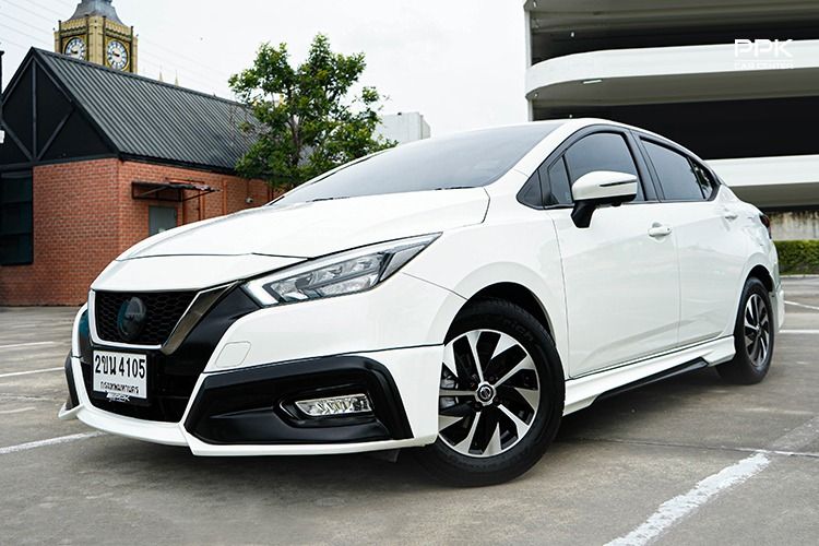 รถ Nissan Almera 1.0 VL สี ขาว