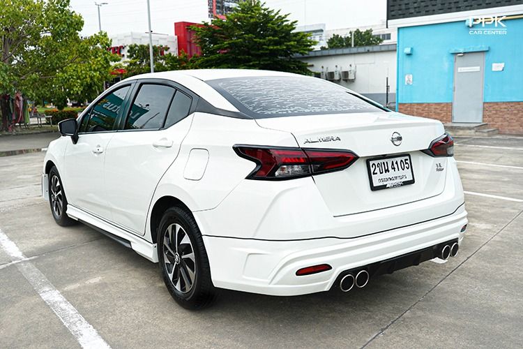 Nissan Almera 2022 1.0 VL Sedan เบนซิน ไม่ติดแก๊ส เกียร์อัตโนมัติ ขาว รูปที่ 4