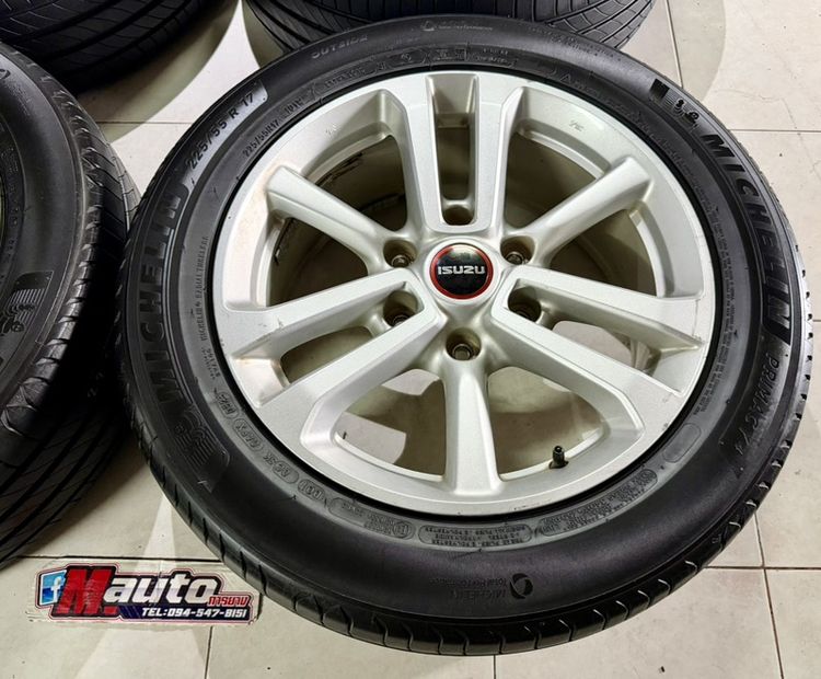 ล้อแม็กISUZU 17 พร้อมยางมิชลีน 225 55 17ดอกสวยงาม รูปที่ 4