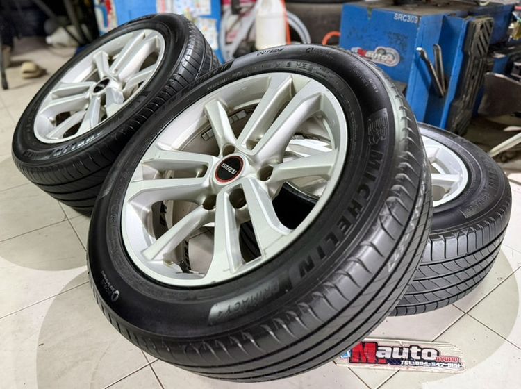ล้อแม็กISUZU 17 พร้อมยางมิชลีน 225 55 17ดอกสวยงาม รูปที่ 9
