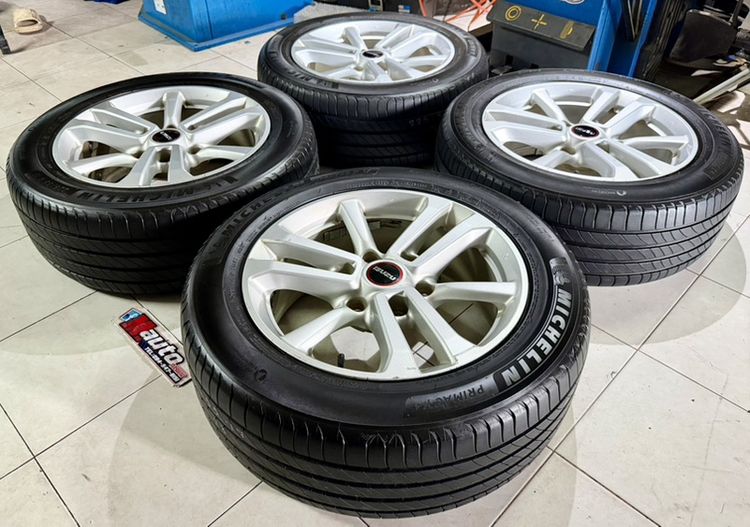 ล้อแม็กISUZU 17 พร้อมยางมิชลีน 225 55 17ดอกสวยงาม รูปที่ 2