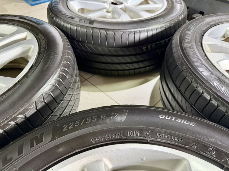 ล้อแม็กISUZU 17 พร้อมยางมิชลีน 225 55 17ดอกสวยงาม รูปที่ 7