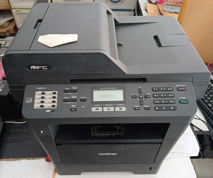 พริ้นเตอร์แบบเลเซอร์ ปริ้นเตอร์เลเซอร์ขาวดำ Brother MFC-8910DW (มือสอง)