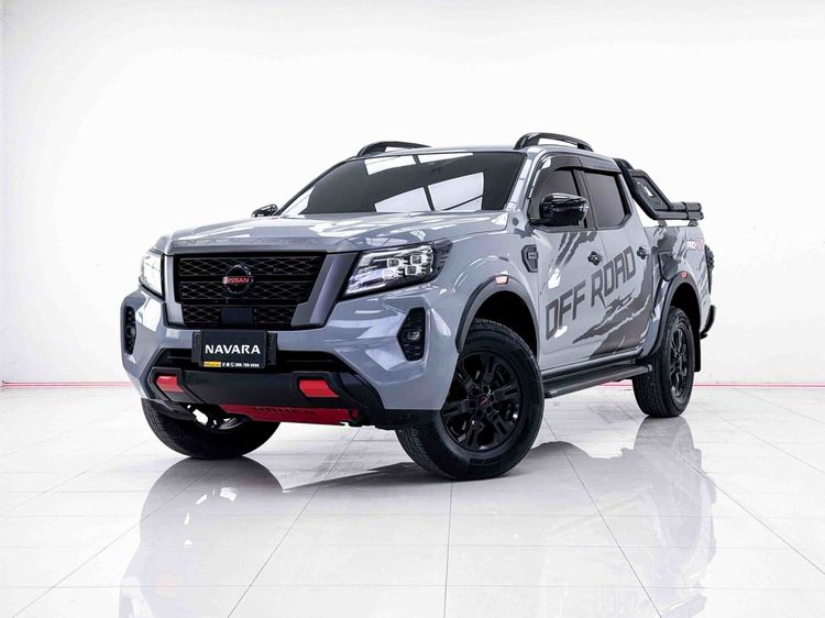 Nissan Navara 2021 2.3 Pro-4X 4WD Pickup ดีเซล ไม่ติดแก๊ส เกียร์อัตโนมัติ เทา