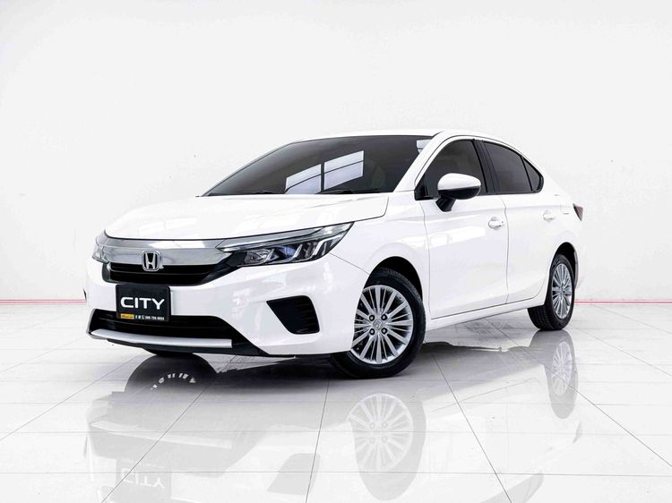Honda City 2020 1.0 V Sedan เบนซิน ไม่ติดแก๊ส เกียร์อัตโนมัติ ขาว