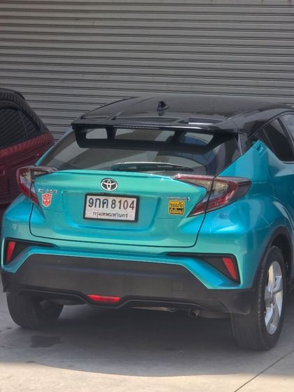 Toyota C-HR 2018 1.8 Hybrid Hi Sedan ไฮบริด ไม่ติดแก๊ส เกียร์อัตโนมัติ เขียว รูปที่ 2