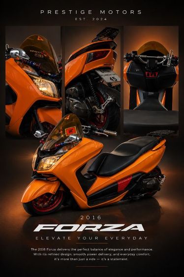 Honda Forza 🚨Foza 2016  มือ2🚨⚡️ราคา 36,500⚡️