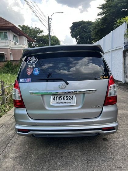 Toyota Innova 2015 2.0 V Sedan เบนซิน LPG เกียร์อัตโนมัติ เทา รูปที่ 3